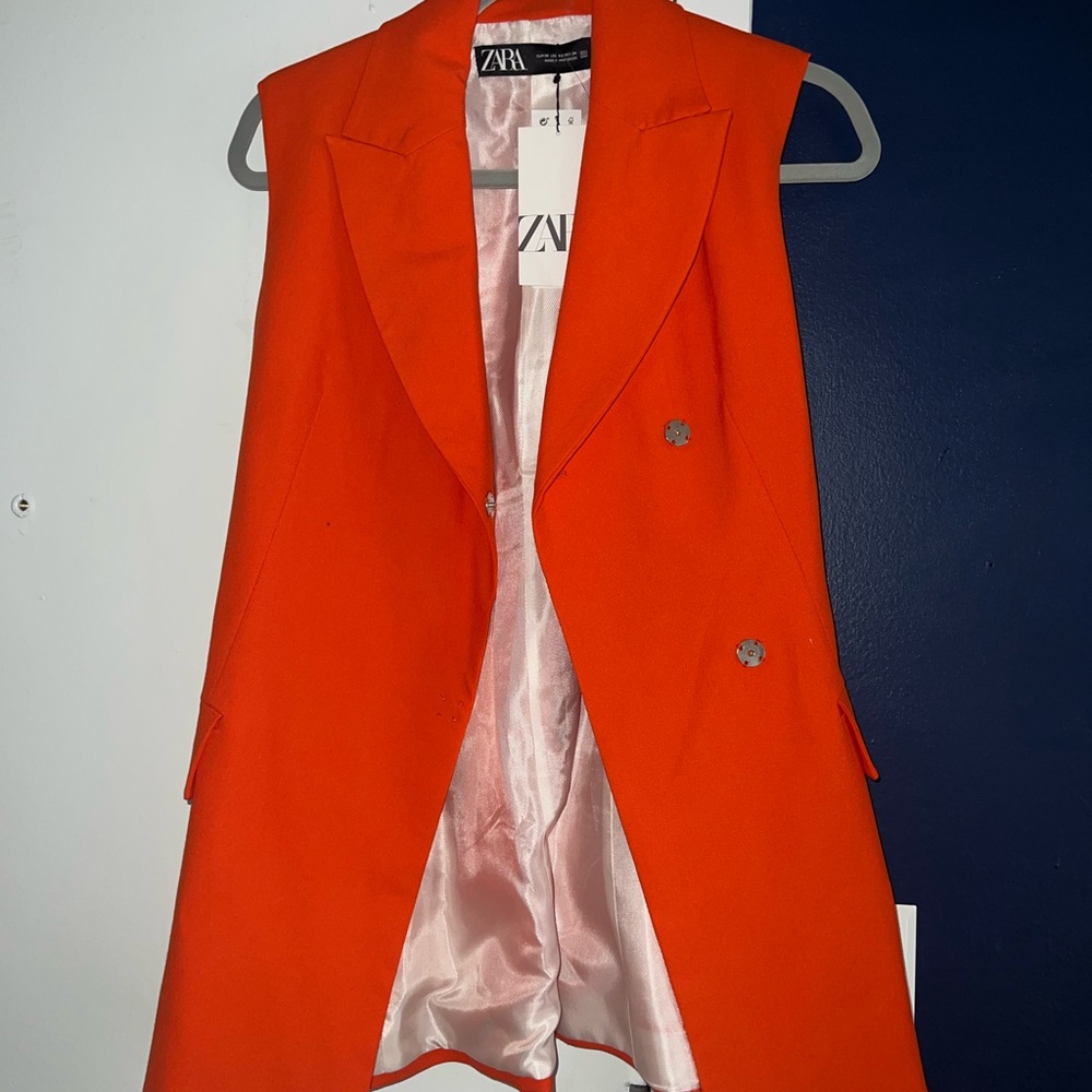 Zara Women's Bold Orange Vest